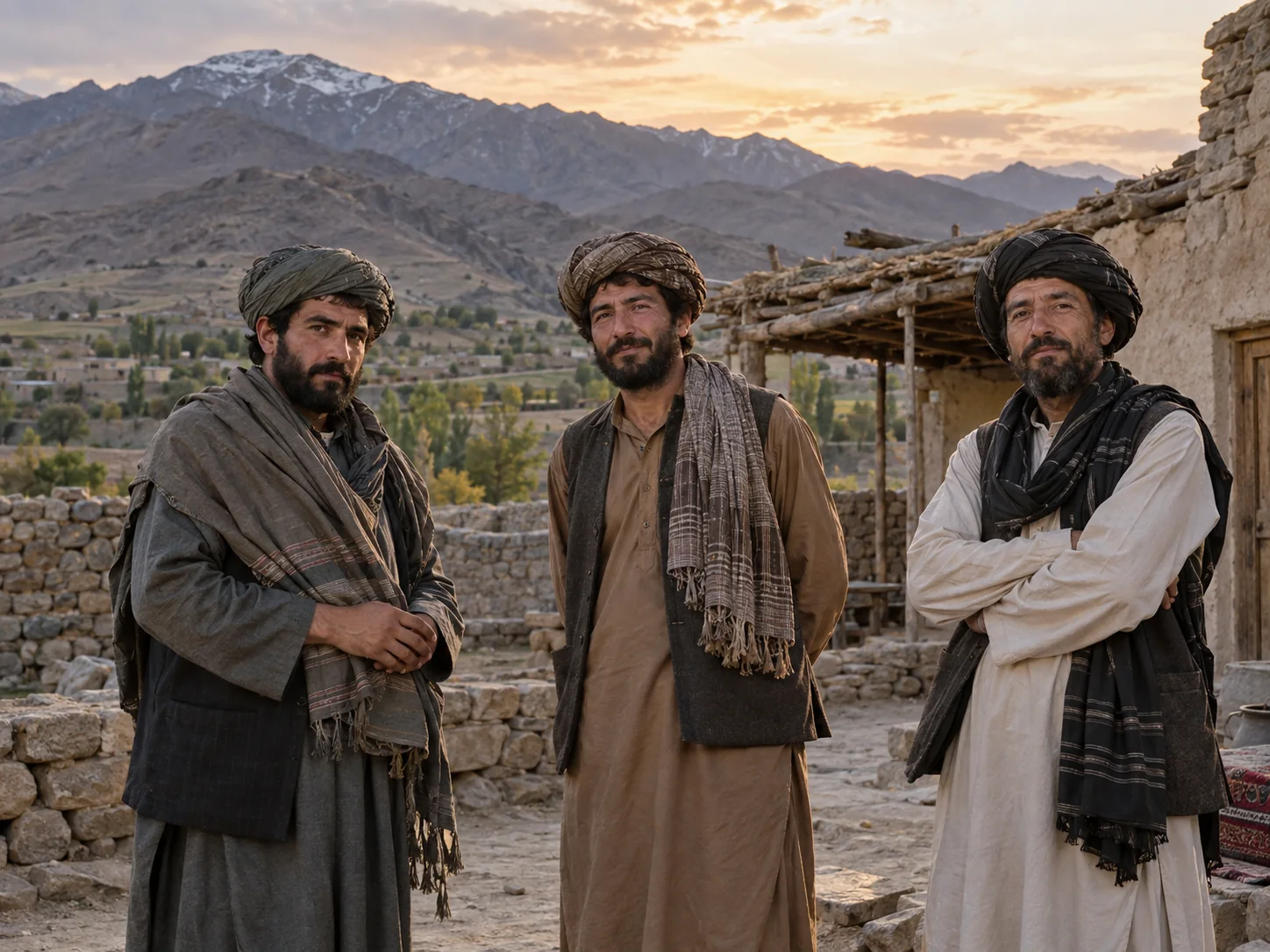 Taliban in der Gruppe
